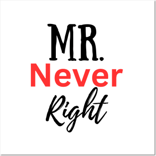 Mr Never Right-Couple Posters and Art